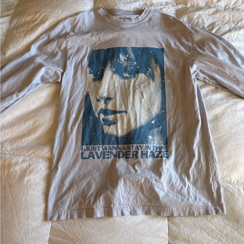 Taylor Swift Midnights Merch. Lavender Haze long sleeve.